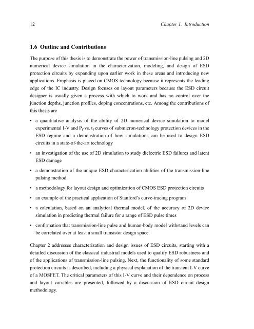 characterization, modeling, and design of esd protection circuits