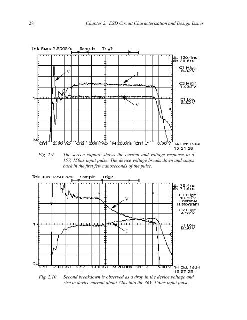 characterization, modeling, and design of esd protection circuits