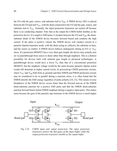 characterization, modeling, and design of esd protection circuits