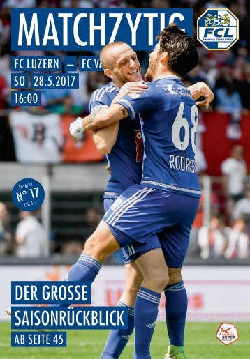 FC LUZERN MATCHZYTIG N°17 16/17 (RSL 35)