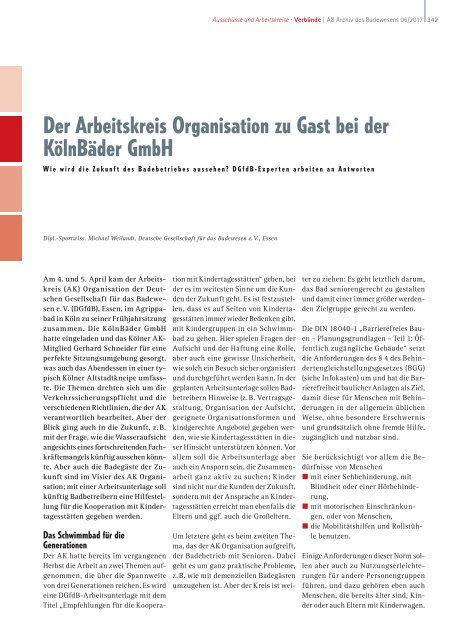 AB Archiv des Badewesens Juni 2017