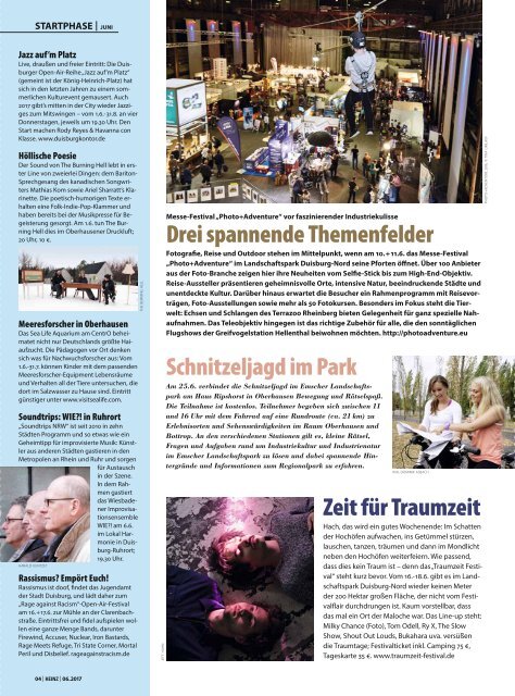 HEINZ Magazin Oberhausen 06-2017