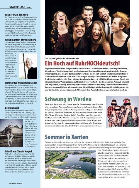 HEINZ Magazin Wuppertal 06-2017