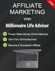 Affiliate Marketing with Millionaire Life Advisor