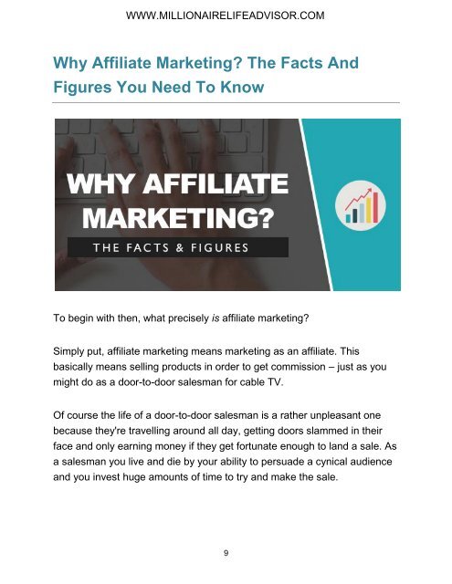 Affiliate Marketing with Millionaire Life Advisor