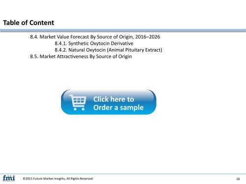 Oxytocic Pharmaceuticals Market to worth US$ 157.6 million by 2026 End