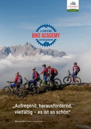 Bike Academy  Sextner Dolomiten