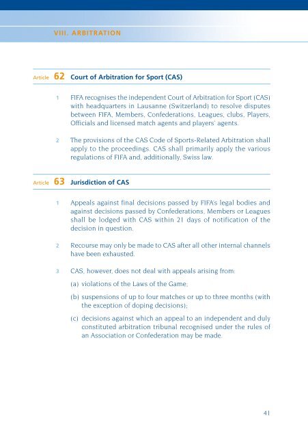 FIFA STATUTES - FIFA.com