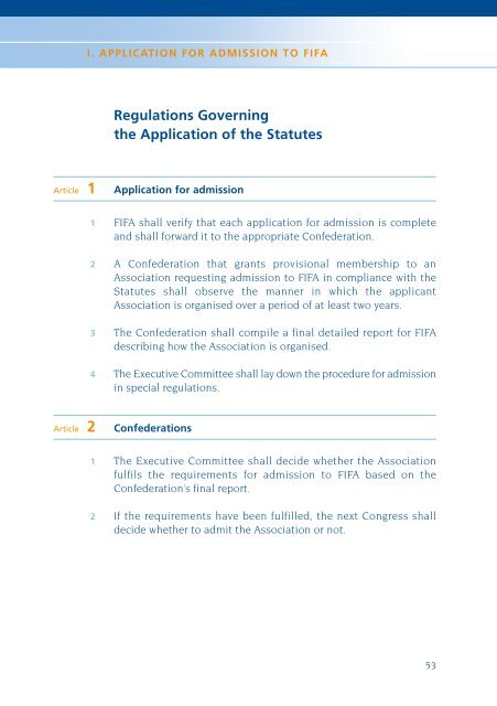 FIFA STATUTES - FIFA.com