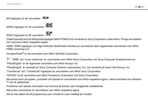 Sony VPCF13L8E - VPCF13L8E Mode d'emploi Su&eacute;dois