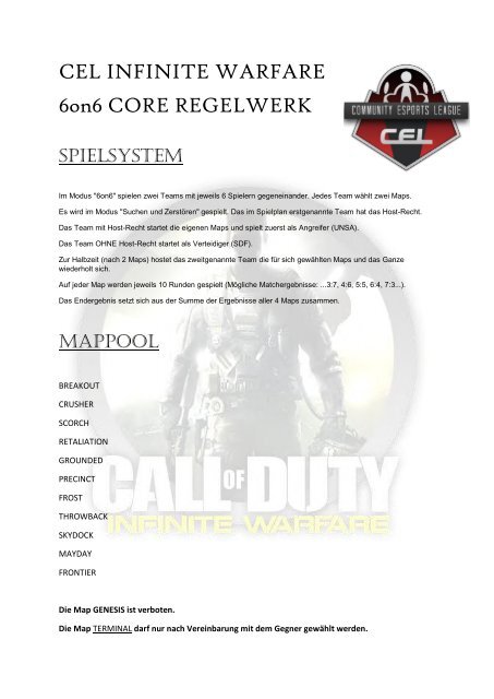 CEL IW REGELN NEUE VERSION