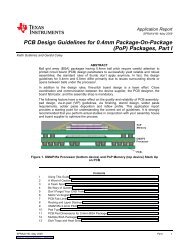 PCB Design Guidelines for 0.4mm Package-On ... - Texas Instruments