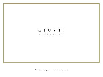 Giusti - Catalogo 2017