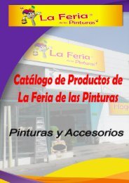 La Feria de las pinturas - Catálogo de pinturas