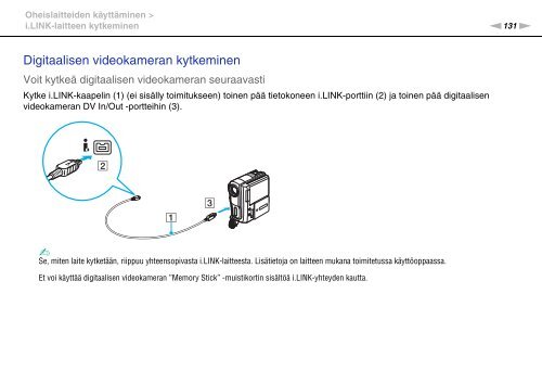 Sony VPCZ13V9R - VPCZ13V9R Mode d'emploi Finlandais