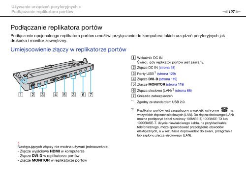 Sony VPCZ13V9R - VPCZ13V9R Mode d'emploi Polonais