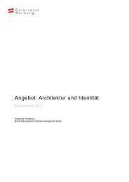 Angebot Kulturthema 2013_Identitätsstiftende Architektur