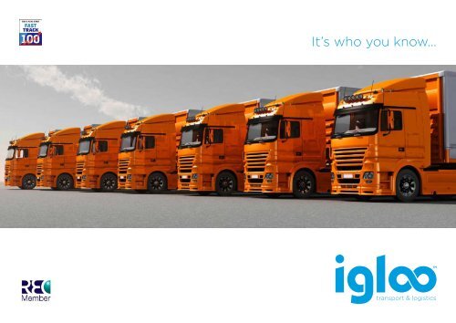 Igloo Transport &amp; Logistics Brochure singles