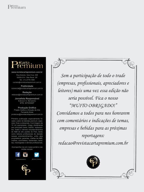 Revista Carta Premium - março-abril-maio de 2017