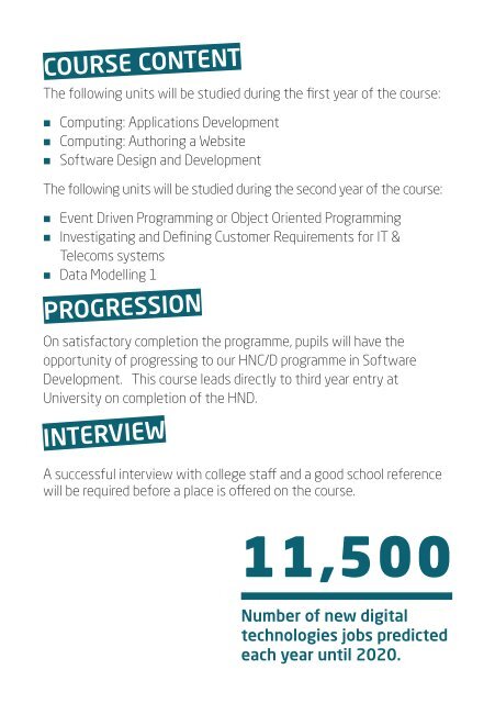 Foundation Apprenticeships - Software Development - web
