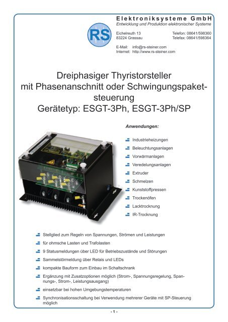 Industrielle Steuerungen & Regelungen durch die GAT GmbH