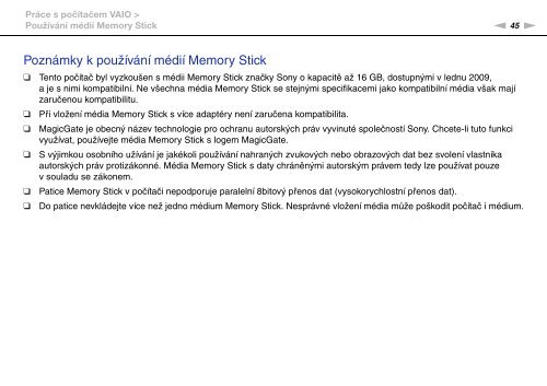 Sony VGN-AW3XRY - VGN-AW3XRY Mode d'emploi Tch&egrave;que