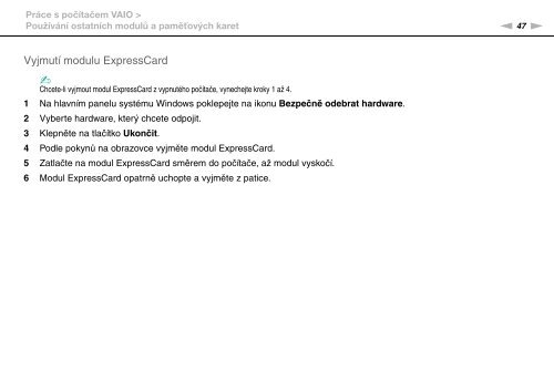 Sony VGN-AW3XRY - VGN-AW3XRY Mode d'emploi Tch&egrave;que