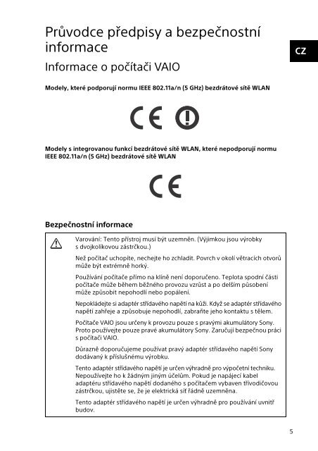 Sony SVF1521T2E - SVF1521T2E Documents de garantie Tch&egrave;que