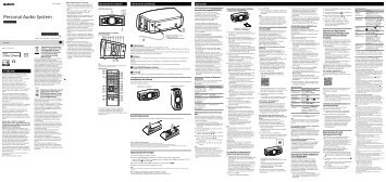 Sony GTK-N1BT - GTK-N1BT Consignes dâutilisation Italien