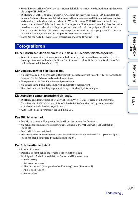 Sony NEX-5K - NEX-5K Guide pratique Allemand