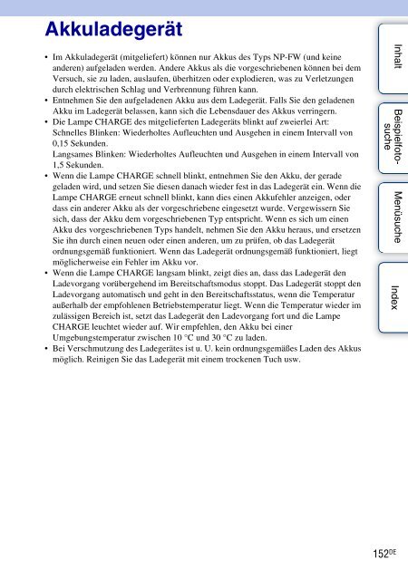 Sony NEX-5K - NEX-5K Guide pratique Allemand