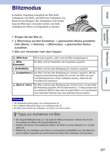 Sony NEX-5K - NEX-5K Guide pratique Allemand