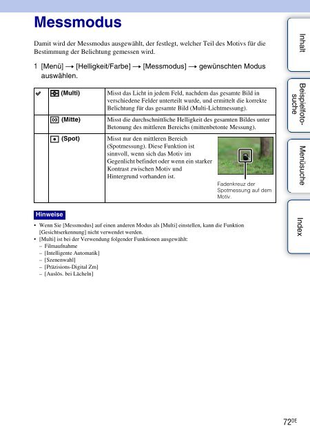 Sony NEX-5K - NEX-5K Guide pratique Allemand