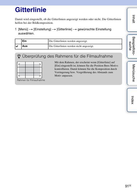 Sony NEX-5K - NEX-5K Guide pratique Allemand