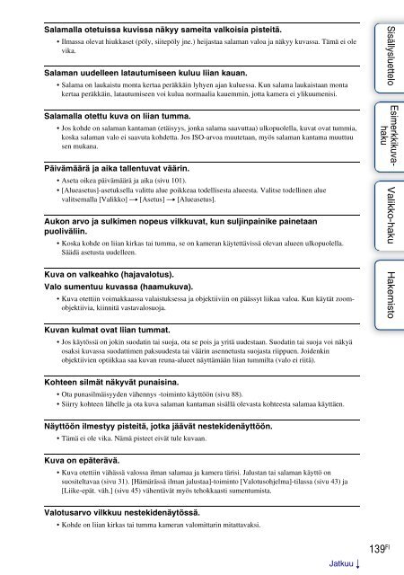 Sony NEX-5K - NEX-5K Guide pratique Finlandais