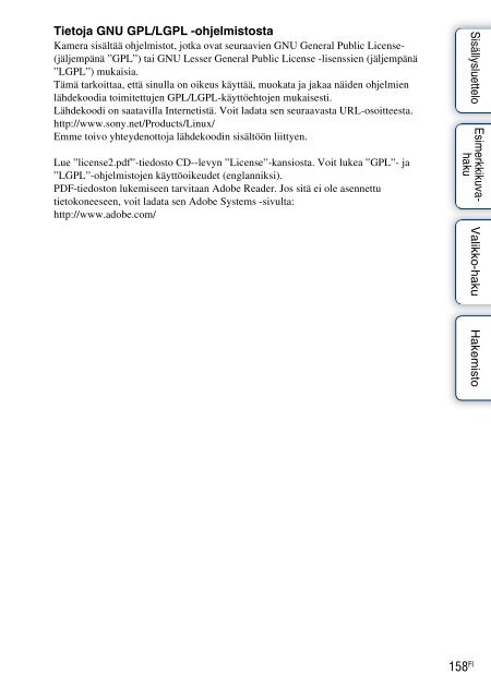 Sony NEX-5K - NEX-5K Guide pratique Finlandais