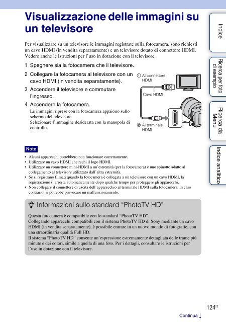 Sony NEX-5K - NEX-5K Guide pratique Italien