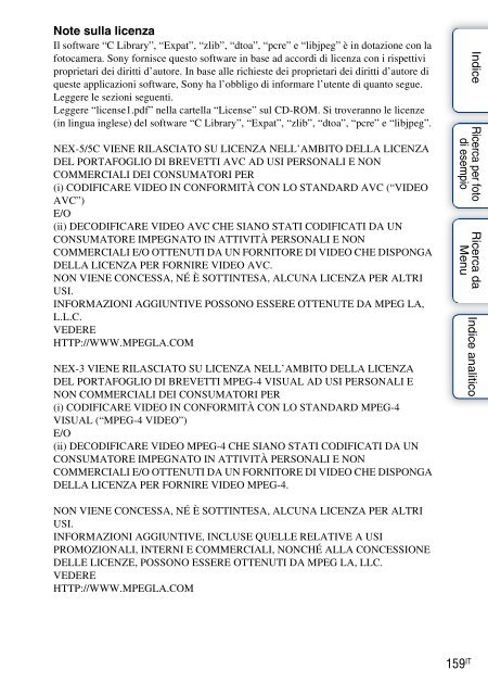 Sony NEX-5K - NEX-5K Guide pratique Italien