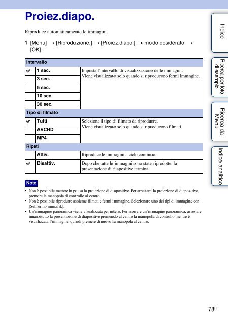 Sony NEX-5K - NEX-5K Guide pratique Italien