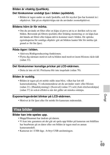 Sony NEX-5K - NEX-5K Consignes d&rsquo;utilisation Su&eacute;dois