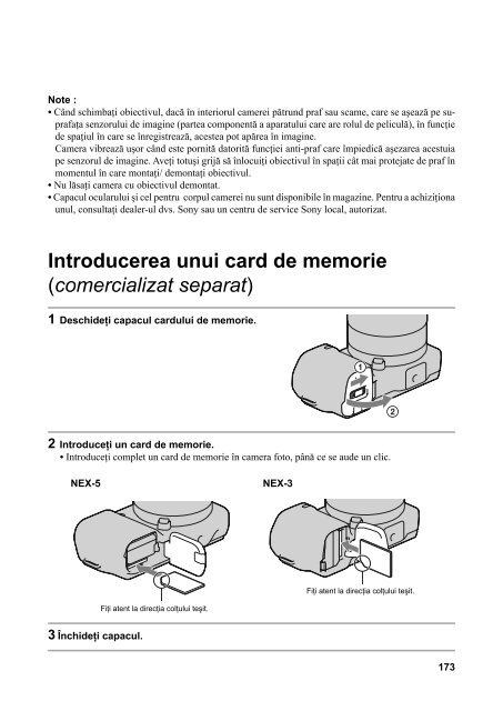 Sony NEX-5K - NEX-5K Mode d'emploi Roumain