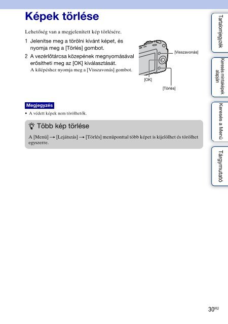 Sony NEX-5K - NEX-5K Guide pratique Hongrois