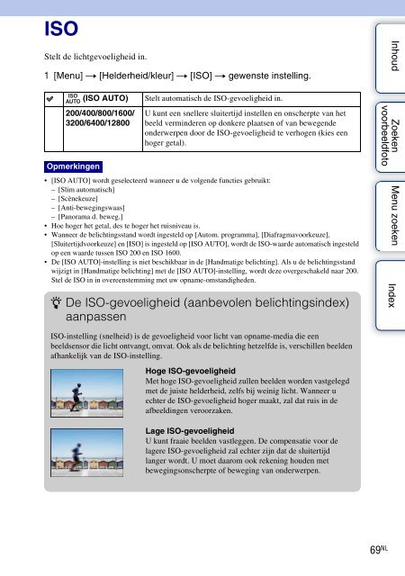 Sony NEX-5K - NEX-5K Guide pratique N&eacute;erlandais