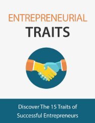 Entrepreneurial Traits