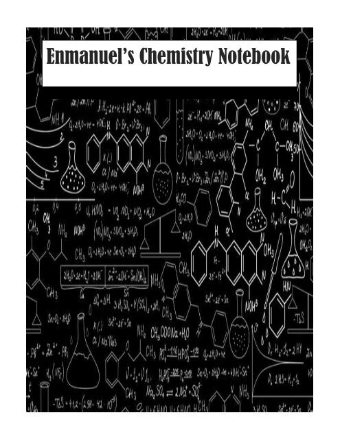 Chem Notebook COmplete