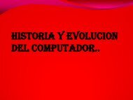 HISTORIA DE LA COMPUTADORA.