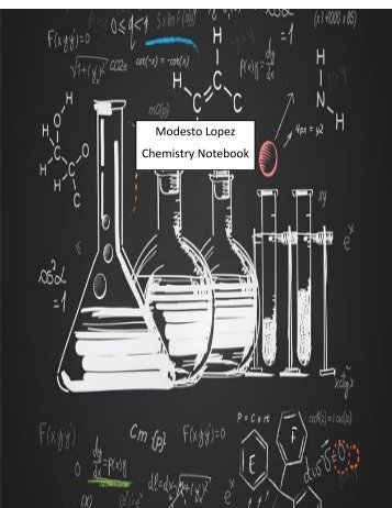 Chemistry Notebook Lopez