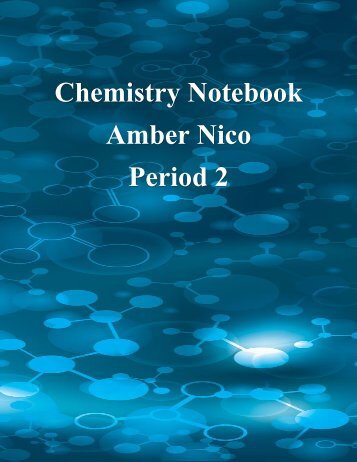 Chemistry Notebook Nico