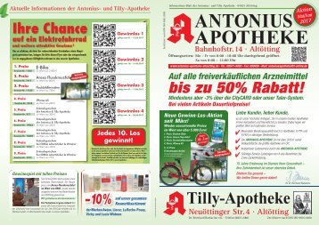 Aktionen St.-Konrad-Apotheke Mai 2017