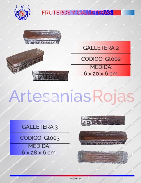 Catálogo Artesanías Rojas